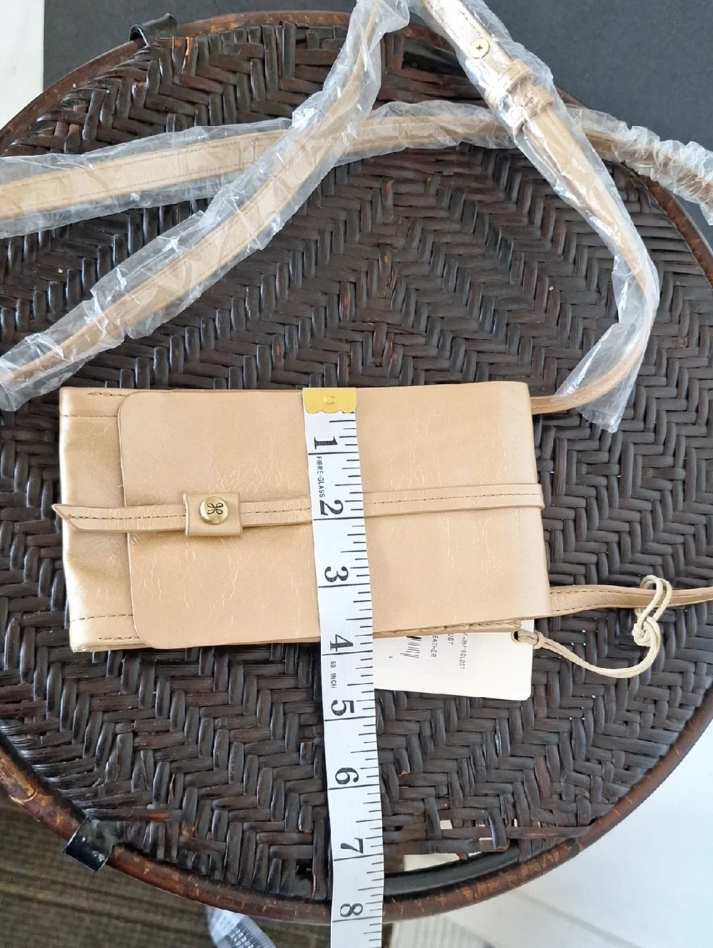 New HOBO token gold dust crossbody
